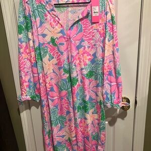 NWT Lilly Pulitzer Cath 3/4 sleeve dress